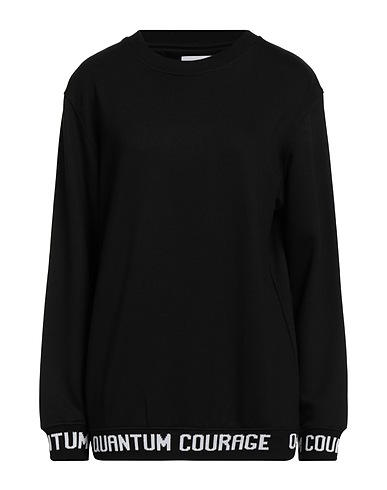 QUANTUM COURAGE Sweatshirt Black 70% Cotton, 30% Modal