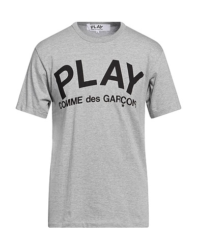 COMME des GARÇONS PLAY T-shirt Grey 100% Cotton