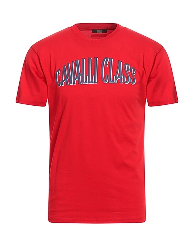 CAVALLI CLASS T-Shirt Rot 100% Baumwolle