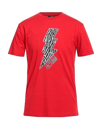 CAVALLI CLASS T-shirt Red 100% Cotton