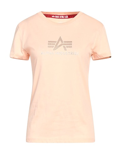 ALPHA INDUSTRIES T-shirt Light pink 100% Cotton