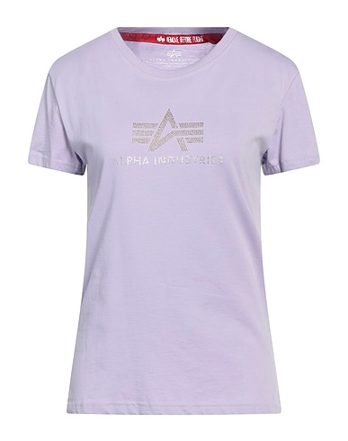 ALPHA INDUSTRIES T-shirt Lilac 100% Cotton