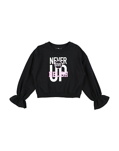 RELISH Sweatshirt Black 95% Cotton, 5% Elastane
