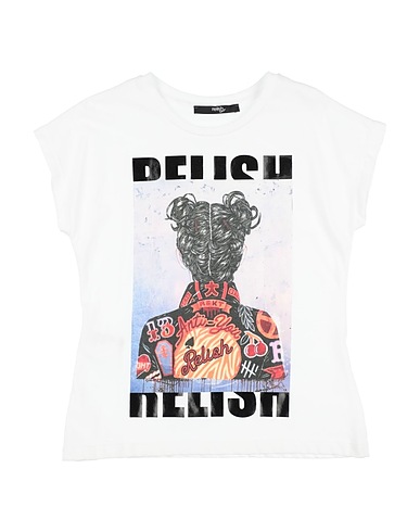RELISH T-shirt White 100% Cotton