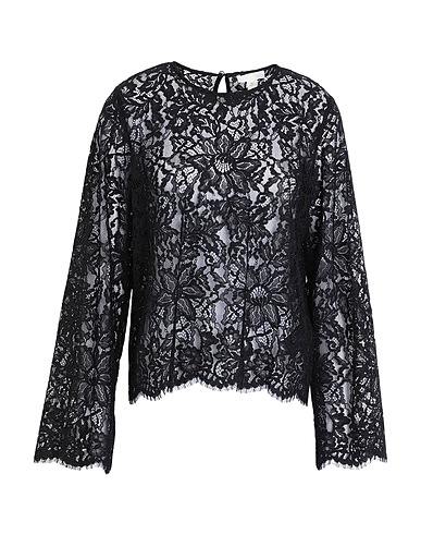ARKET Top Black 54% Polyamide, 28% Cotton, 18% Viscose
