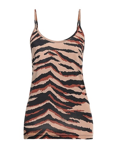 LIU •JO Top Brown 93% Viscose, 7% Elastane