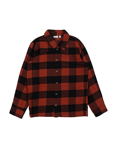 NAME IT® Camicia fantasia Ruggine 100% Cotone