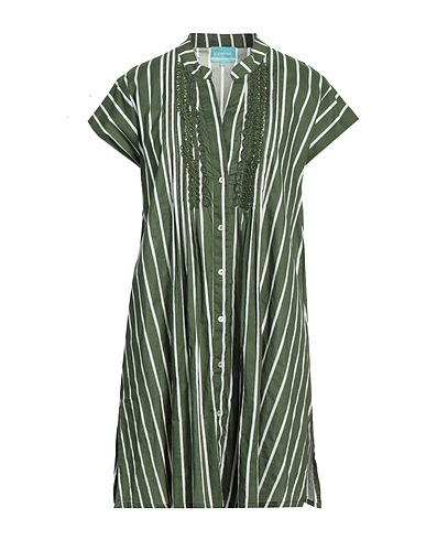 ICONIQUE Shirt dress Military green 100% Cotton