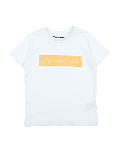 CAVALLI CLASS T-shirt Bianco 95% Cotone, 5% Elastan