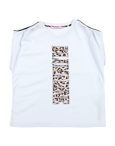 MISS BLUMARINE T-shirt White 95% Cotton, 5% Elastane