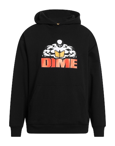 DIME Felpa Nero 100% Cotone