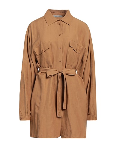 PENNYBLACK Solid colour shirts & blouses Camel 51% Viscose, 33% Linen, 16% Cotton