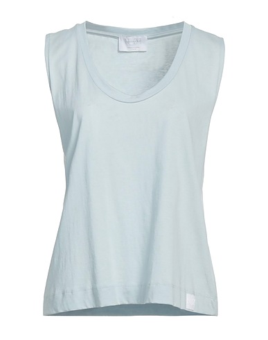 DANIELE FIESOLI Basic t-Shirt Ανοιχτό μπλε 100% Βαμβάκι