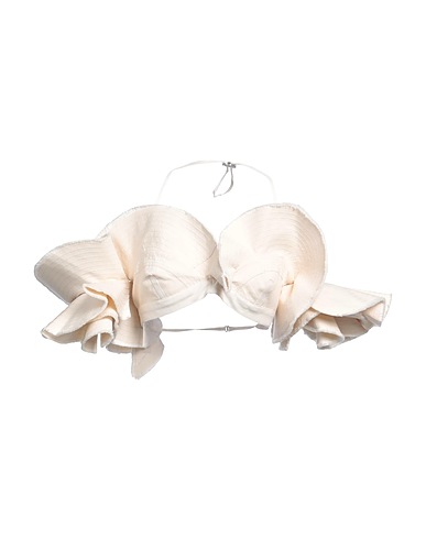 JACQUEMUS Top Ivory 100% Cotton