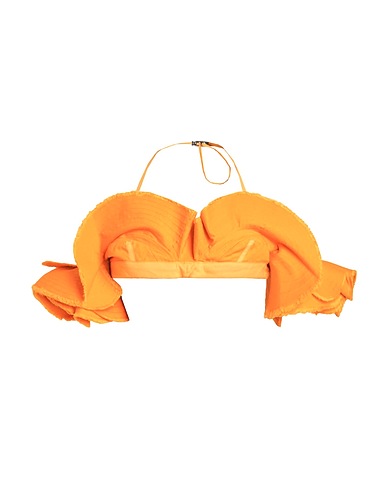 JACQUEMUS Top Arancione 100% Cotone