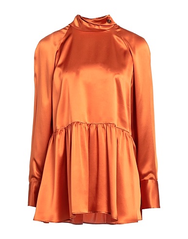 ELEVENTY Silk top Rust 100% Silk