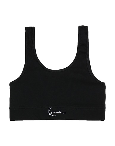 KARL KANI Top Black 94% Cotton, 6% Elastane