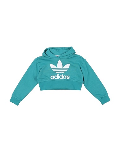 ADIDAS ORIGINALS Sweatshirt Turquoise 70% Cotton, 30% Recycled polyester, Elastane