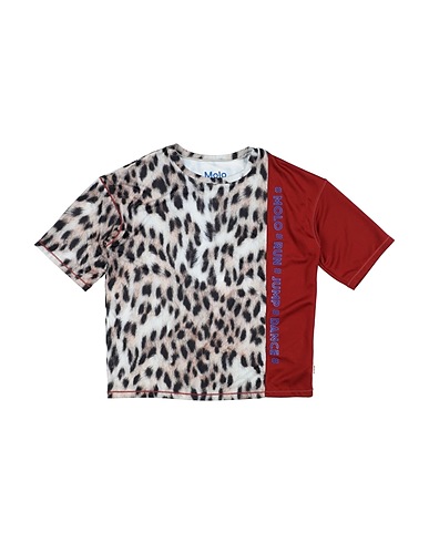 MOLO T-shirt Brown 92% Polyester, 8% Elastane