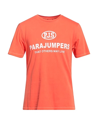 PARAJUMPERS T-shirt Orange 100% Cotton