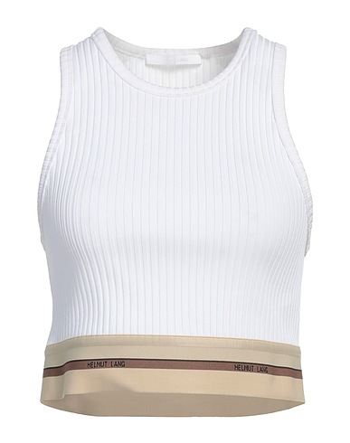 HELMUT LANG Top Weiß 98% Polyester, 2% Elastan
