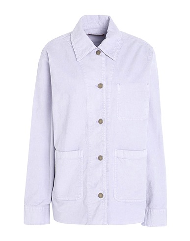 MAX&Co. Camicie e bluse tinta unita Lilla 99% Cotone, 1% Elastan