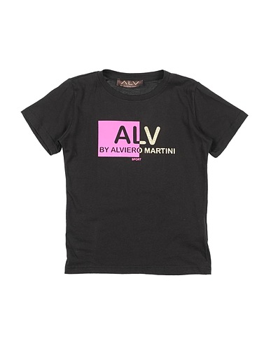ALV by ALVIERO MARTINI T-shirt Black 100% Cotton
