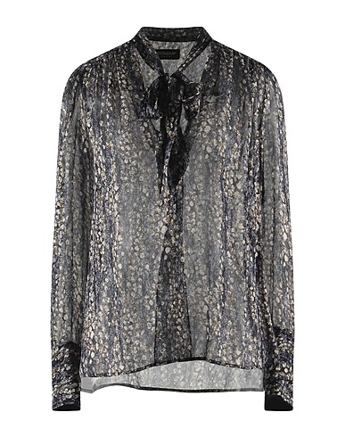 DONDUP Top Navy blue 100% Viscose