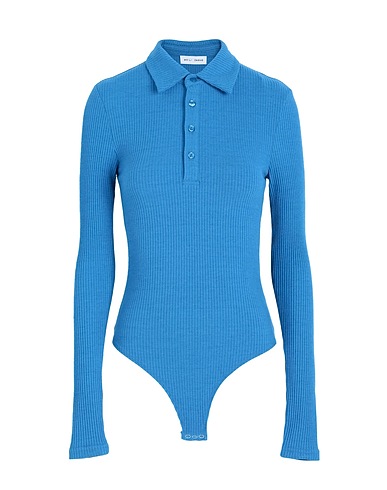 WEILI ZHENG TOPWEAR Azzurro 78% Viscosa, 20% Nylon, 2% Elastan