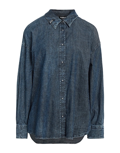 DONDUP Denim shirt 98% Cotton, 2% Elastane