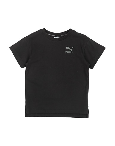 PUMA T-shirt Nero 100% Cotone, Poliestere