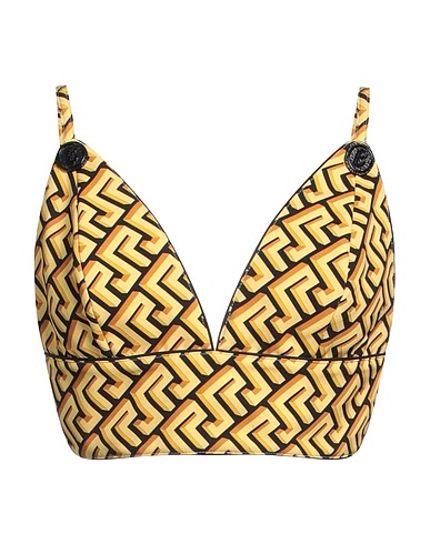 W LES FEMMES by BABYLON Top Yellow 88% Polyamide, 12% Elastane
