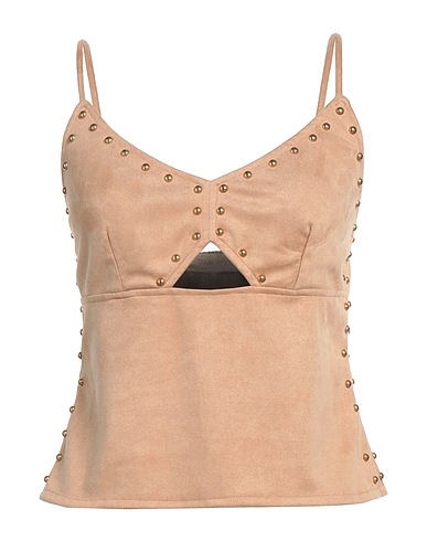 TRASH & LUXURY Top Sand 92% Polyester, 8% Elastan