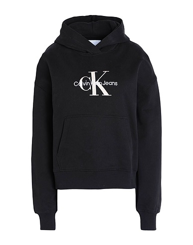CALVIN KLEIN JEANS Φούτερ Μαύρο 85% Βαμβάκι, 15% Πολυεστέρας
