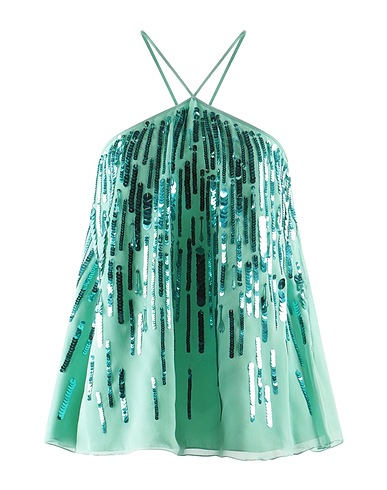 BLUMARINE Top Light green 100% Viscose