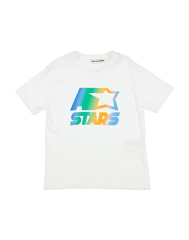 ATLANTIC STARS T-shirt Bianco 100% Cotone