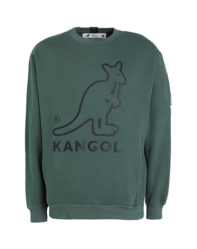 KANGOL Sweatshirt Dunkelgrün 100% Baumwolle