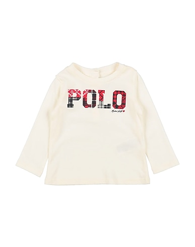 POLO RALPH LAUREN T-shirt Ivory 100% Cotton