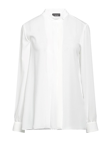 EMPORIO ARMANI Top Bianco 100% Poliestere