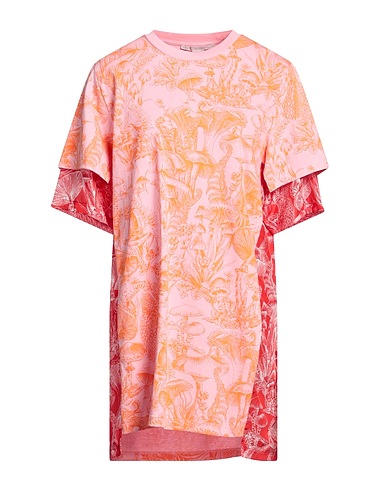 STELLA McCARTNEY Short dress Pink 99% Cotton, 1% Elastane