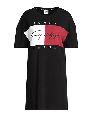 TOMMY JEANS Sleepwear Black 90% Cotton, 10% Elastane