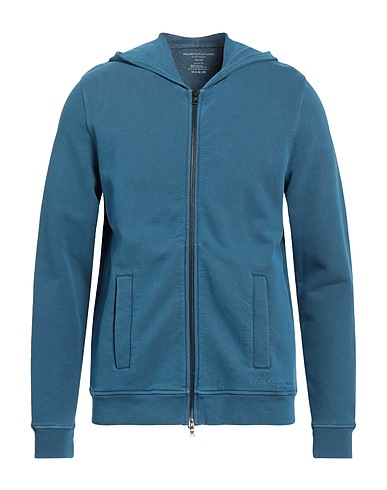 MAJESTIC FILATURES Hooded sweatshirt Deep teal 94% Cotton, 6% Elastane