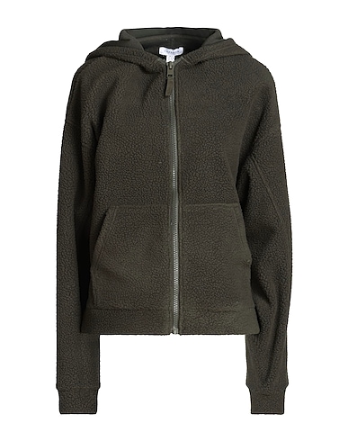 TOPSHOP Hooded track jacket  Dark green 100% Polyester