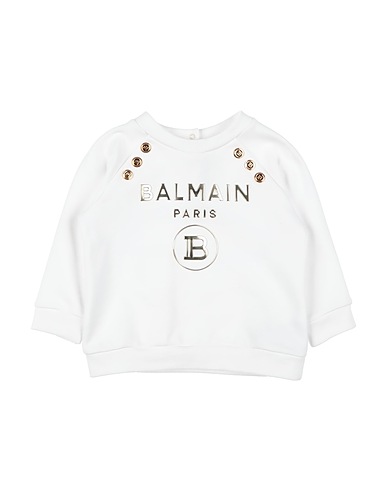BALMAIN Sweatshirt Weiß 100% Baumwolle