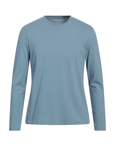 MAJESTIC FILATURES ベーシックTシャツ スカイブルー オーガニックコットン 50% / 再生コットン 50%