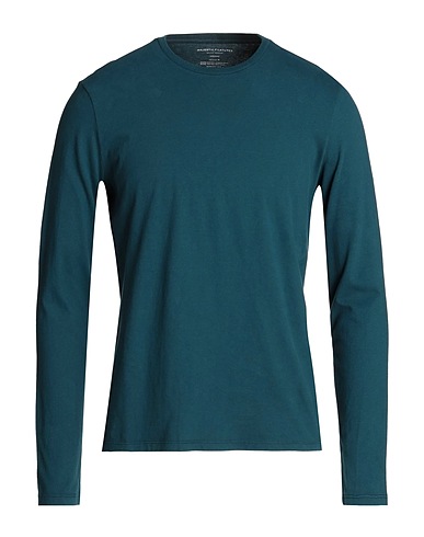MAJESTIC FILATURES Basic T-Shirt Deep teal 50% Organic cotton, 50% Recycled cotton