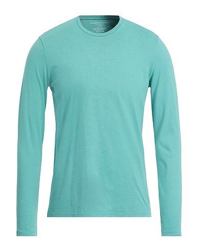 MAJESTIC FILATURES Basic T-shirt Sage green 50% Organic cotton, 50% Recycled cotton