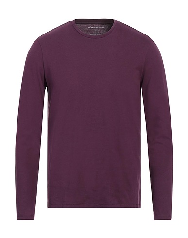 MAJESTIC FILATURES ベーシックTシャツ プラム オーガニックコットン 50% / 再生コットン 50%