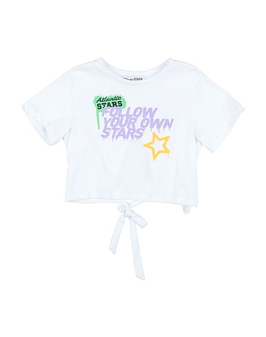 ATLANTIC STARS T-shirt White 100% Cotton