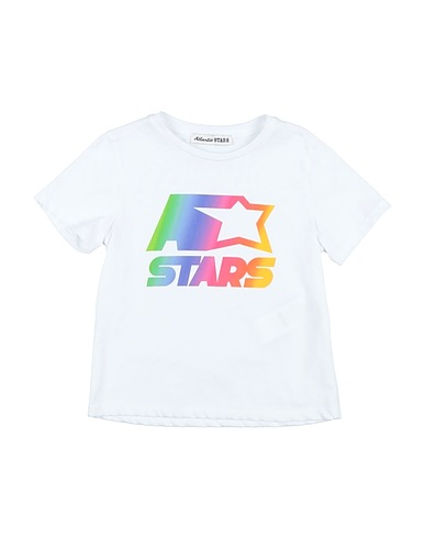 ATLANTIC STARS T-shirt White 100% Cotton